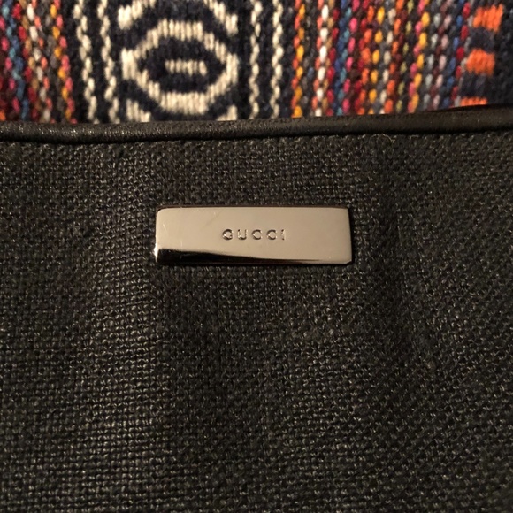 Vintage Gucci Black Baguette Shoulder Bag - Picture 5 of 5